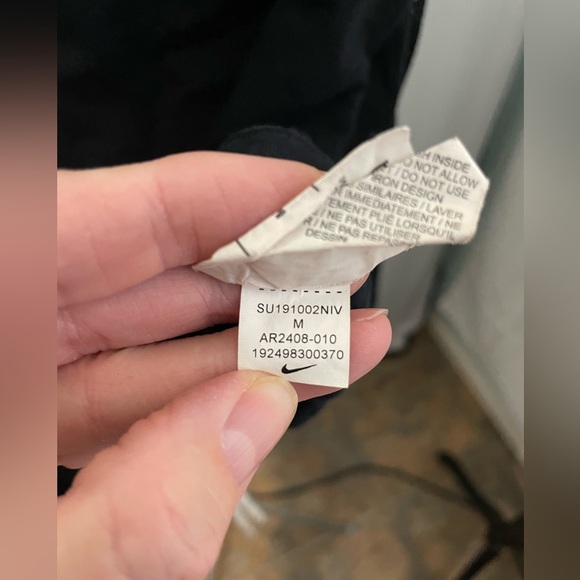 Nike Athletic Sportswear Women's Black Mesh Loose Fit Jacket Size - Medium - Picture 7 of 11